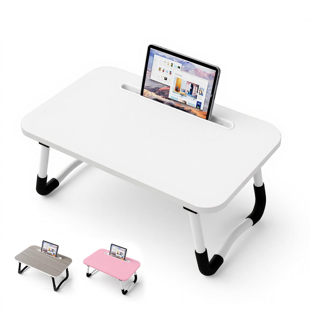 Small Laptop Bett Tisch - Laptoptisch 48 x 30 cm als Frühstückstablett, zum Essen, Lesen, Schreiben,