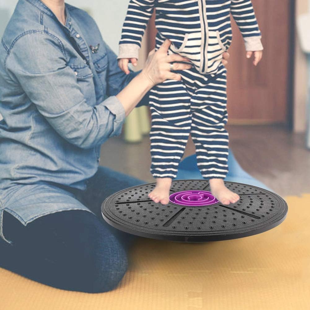 Lila Labyrinth Wobble, Board Yoga Training Fitness Balance Board Balance Wobble Übung Stabilitätssch
