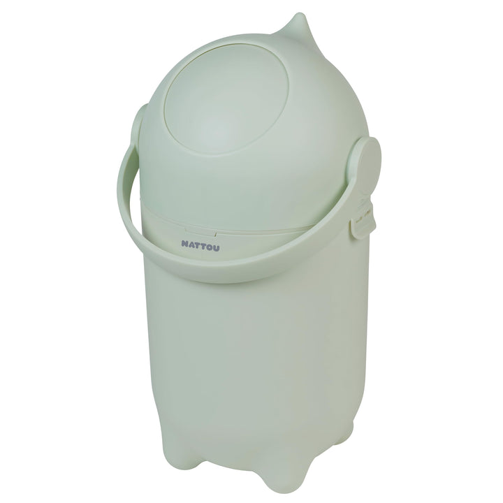 Nattou Windeleimer Dropy, Geruchsdicht, Einfaches Öffnen mit einer Hand, 49,5 x 28 cm, Polypropylen/