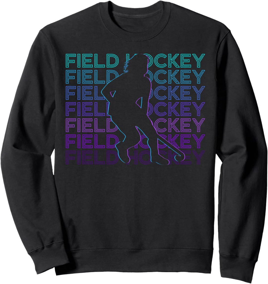 Feldhockey Retro Sweatshirt