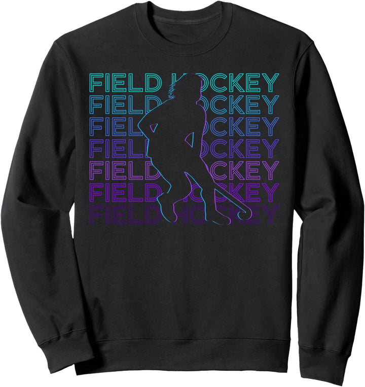 Feldhockey Retro Sweatshirt