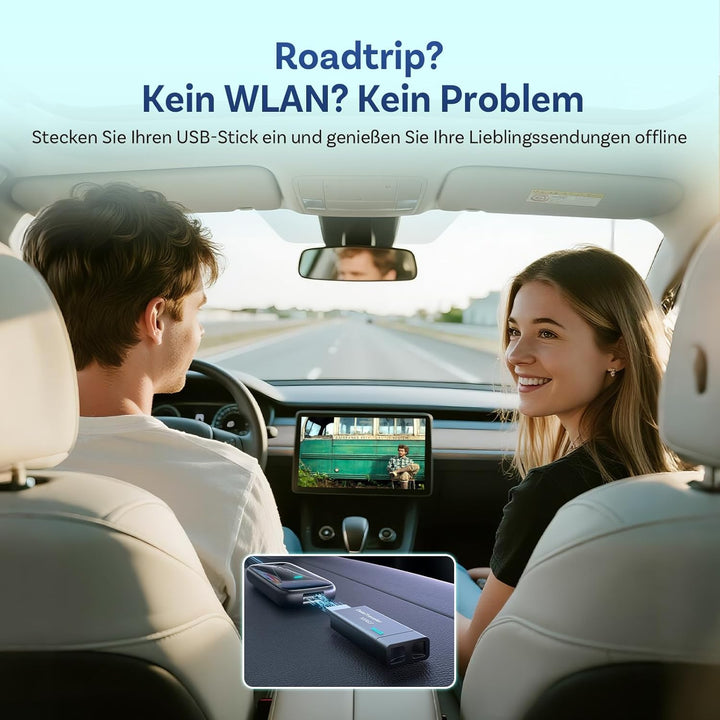 [Neues Modell 2026] OTTOCAST Wireless CarPlay & Android Auto-Adapter, 3-in-1 AI Box Play2Video Ultra
