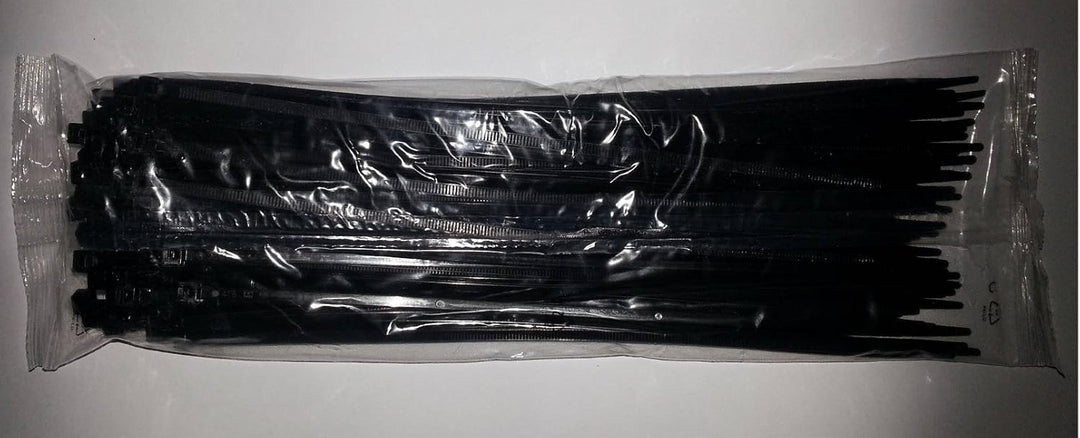 Kabelbinder 300mm Schwarz 100Stck. | Premiumqualität von PC24 Shop & Service