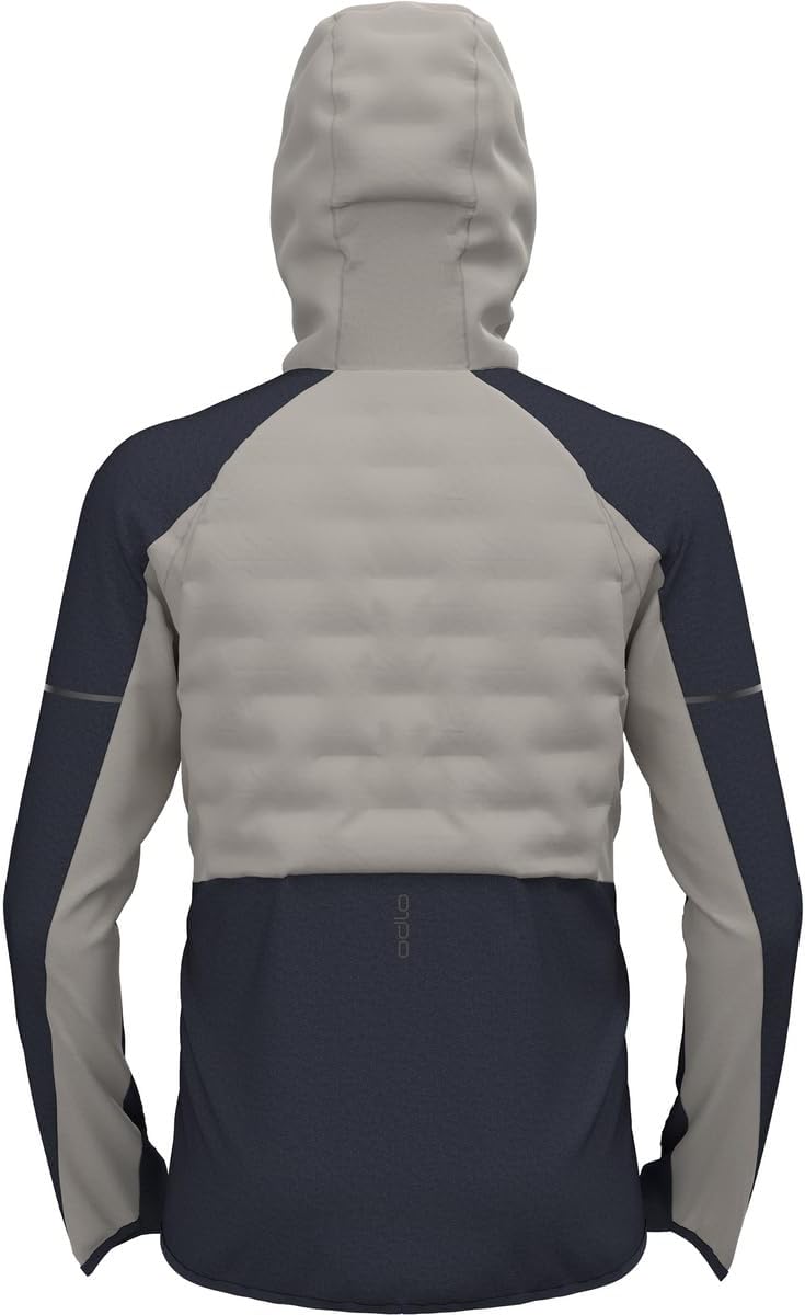 Odlo Herren Laufjacke ZEROWEIGHT Insulator XL silver cloud-india ink, XL silver cloud-india ink