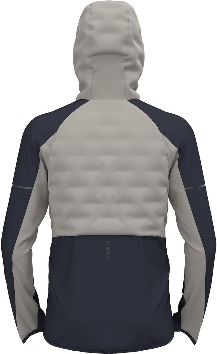 Odlo Herren Laufjacke ZEROWEIGHT Insulator XL silver cloud-india ink, XL silver cloud-india ink