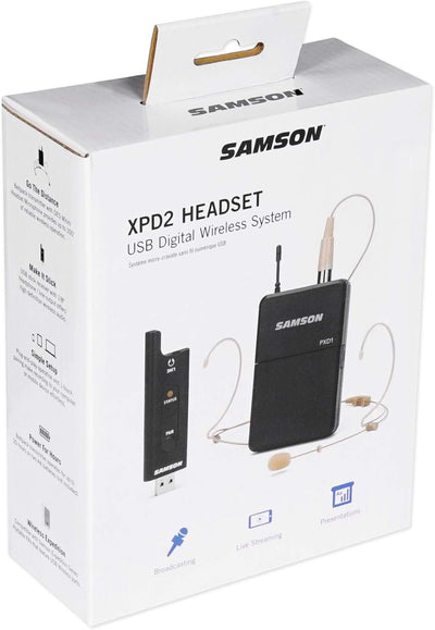 Samson XPD2 Headset BP USB SYS, SWXPD2BDE5 Headset XPD2, Headset XPD2