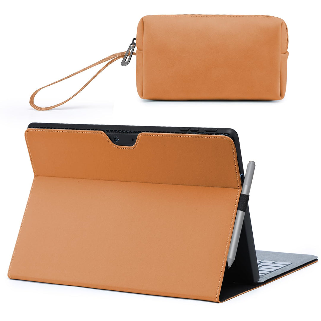 HYZUO Hülle für Surface Pro 11 2024, Surface Pro 10 2024, Surface Pro 9 2022, Mehrwinkelbetrachtung