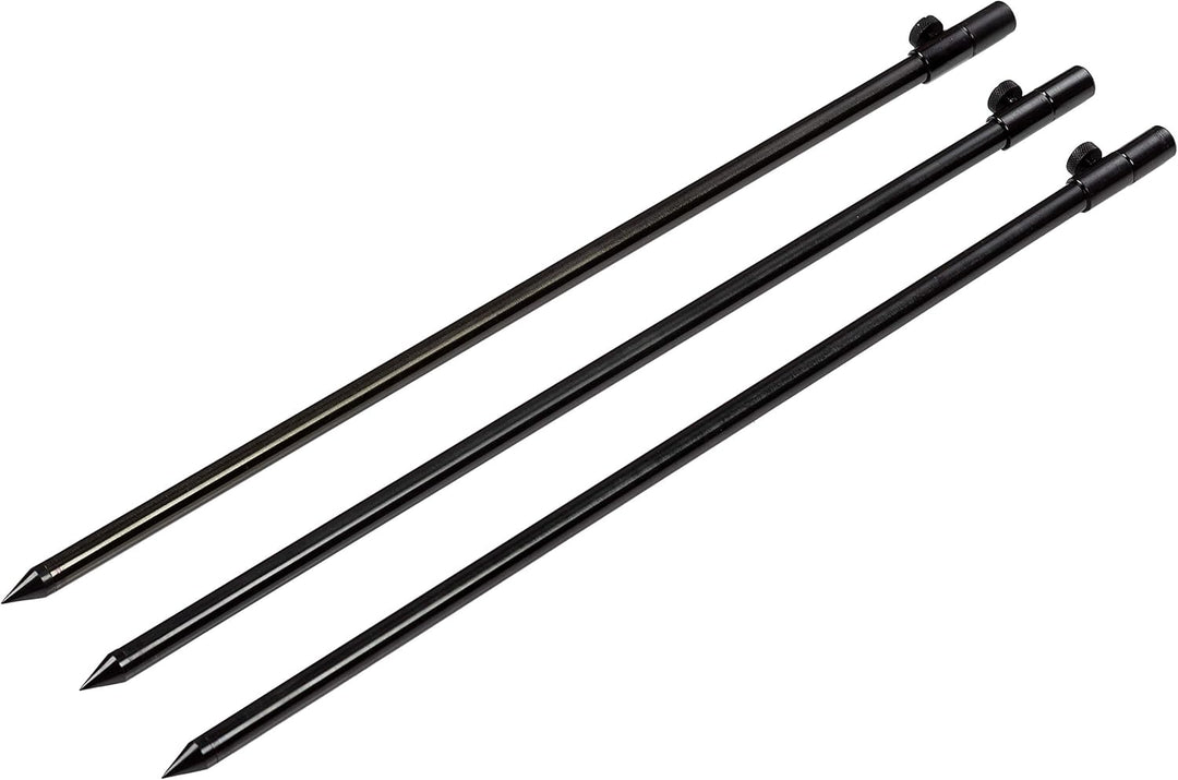 Zite Fishing Banksticks Angeln Set - Teleskop Rutenhalter / Rutenständer Angeln 50-90cm Aluminium -