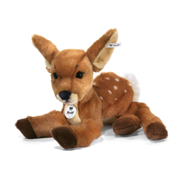Steiff 070433 35 braun liegend Kuscheltier Rieke Schlenker-Rehkitz, 35 cm, Braun