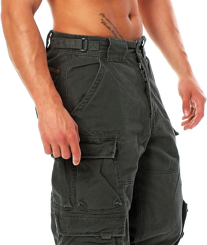 Jet Lag Herren Cargohose Hose 007 Loose-Fit Seitentaschen urban chic 3XL/32