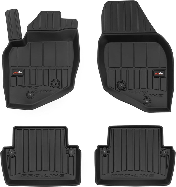 M MOTOS Gummimatten Auto Fussmatte passt für Volvo V70 II 2000-2007 Verbessern Sie Ihren Reisekomfor