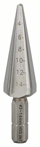 Bosch Professional Blechschälbohrer HSS mit 1/4"-Sechskantschaft (Ø 3-14 mm)