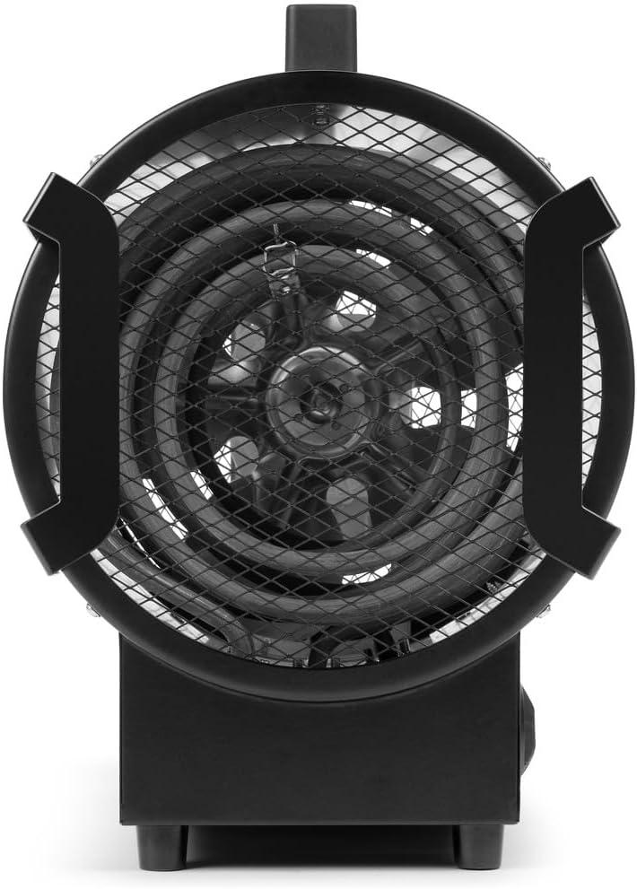 TROTEC Bauheizer TDS 50 R – Heizleistung 4,5 kW / 9 kW – Elektroheizer Luftmenge 844 m³/h – Heizlüft