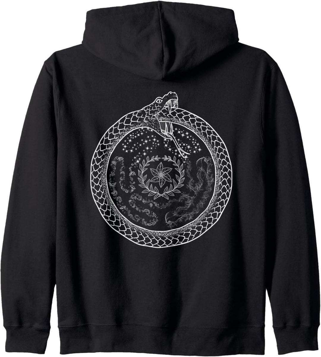 Hecate's Wheel Ouroboros Göttin Hekate heidnische Hexe Symbol Kapuzenjacke