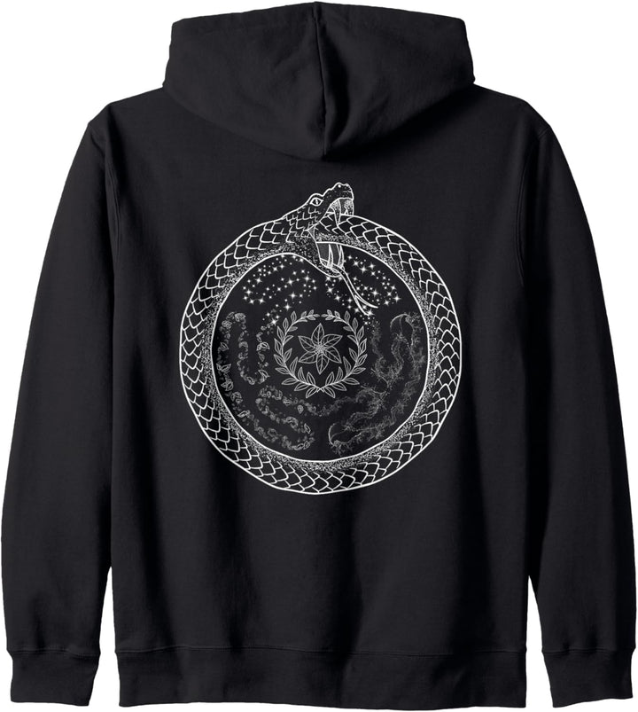 Hecate's Wheel Ouroboros Göttin Hekate heidnische Hexe Symbol Kapuzenjacke