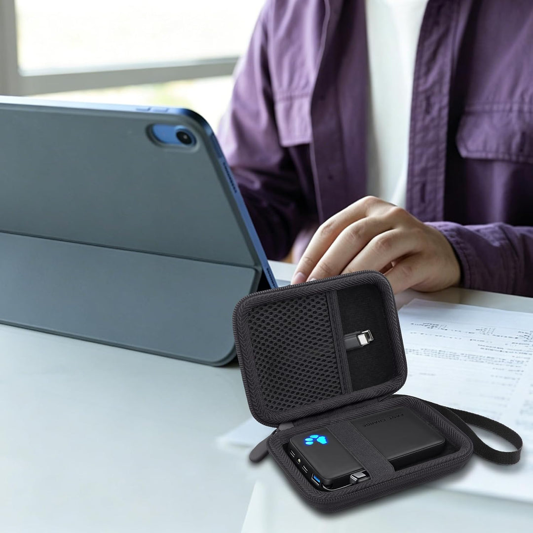 Khanka Reiseetui für INIU 10000mAh 45W Powerbank, Hartschalen Aufbewahrungstasche Kompatibel mit INI