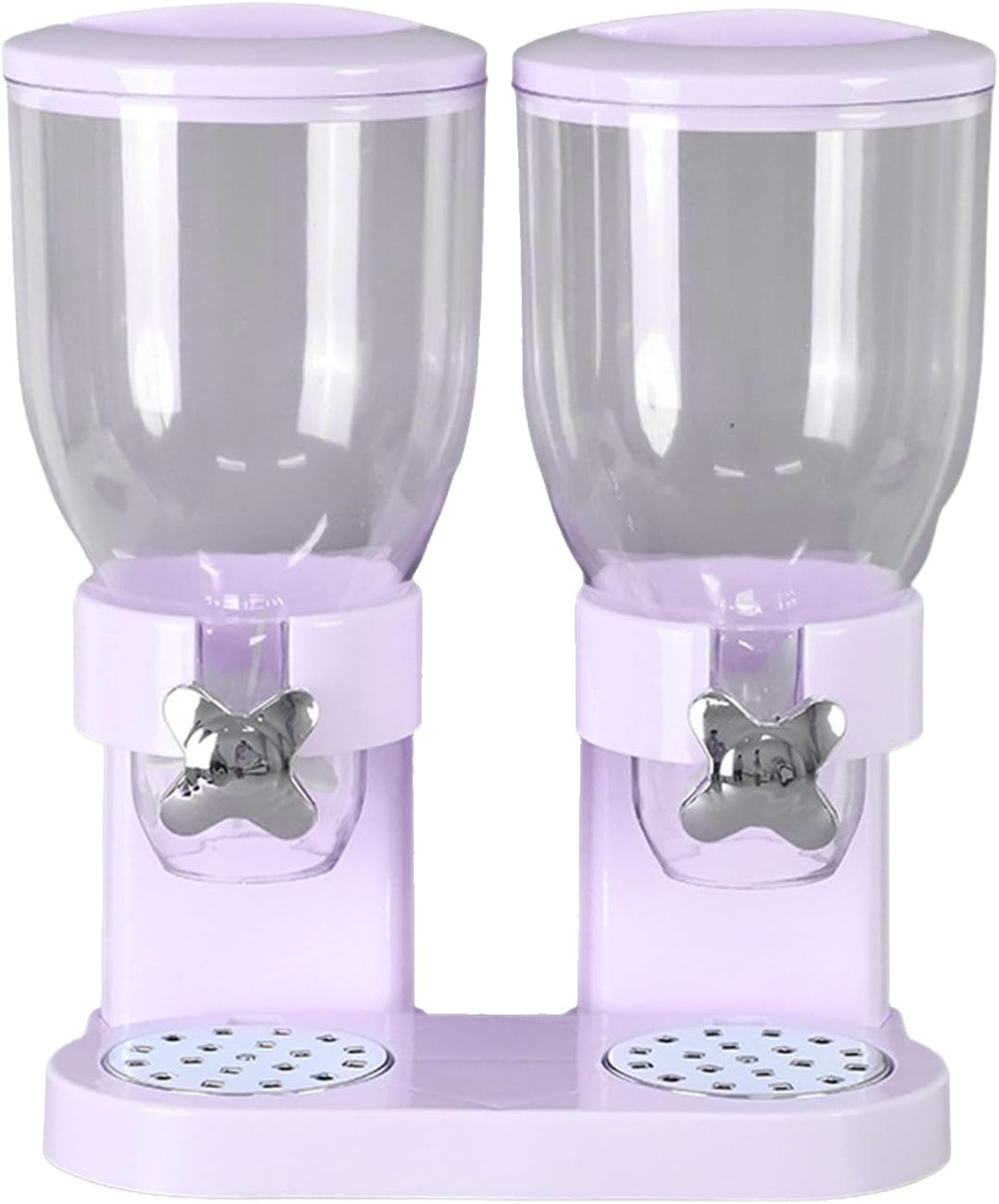 Müslispender Doppelt - Snackspender - Cereal Dispenser, Cornflakes Spender - Doppelspender für Süssi