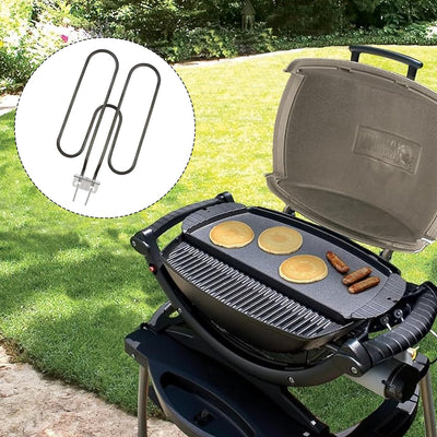 MaxEarn Heizelement 66631 für Weber Elektrogrill, 2200W 230V Ersatzteil Grillheizrohr Kompatibel mit