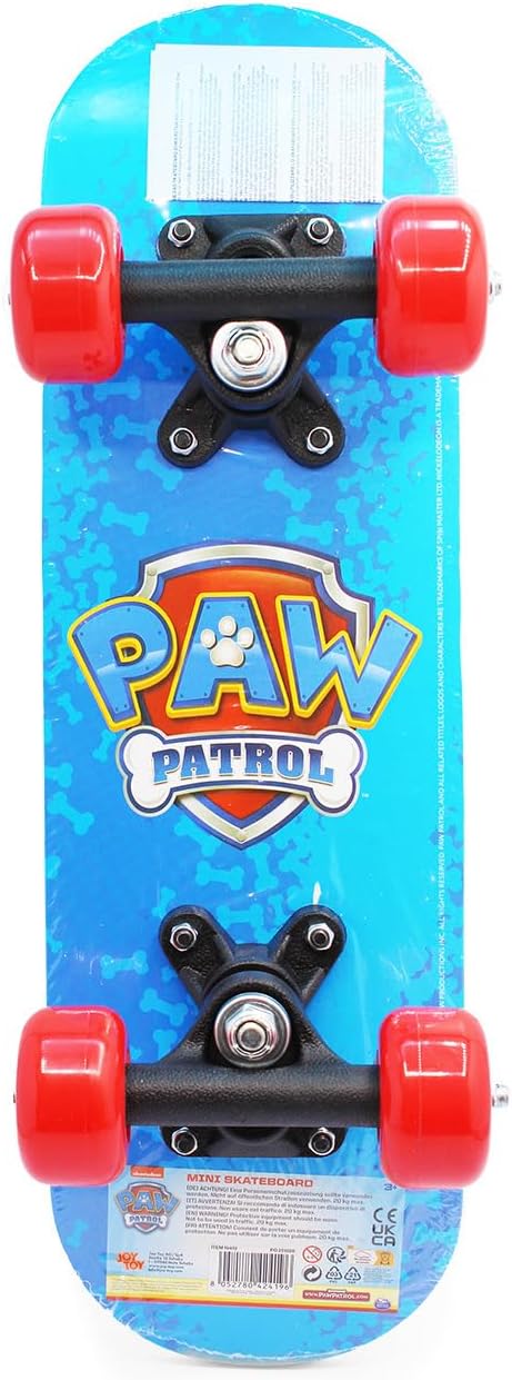 Joy ToyPaw Patrol Mini Skateboard aus Holz 43x12x8 cm