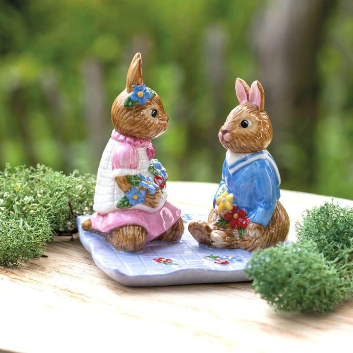 Villeroy & Boch Hasenfigur, Porzellan, Bunt, 8x8x8cm