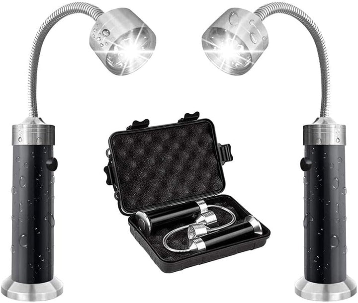 TopHomer BBQ Grill Licht, 2er Pack Magnetische Grilllampe BBQ Licht 360 Grad Drehwinkel Flexible Sch