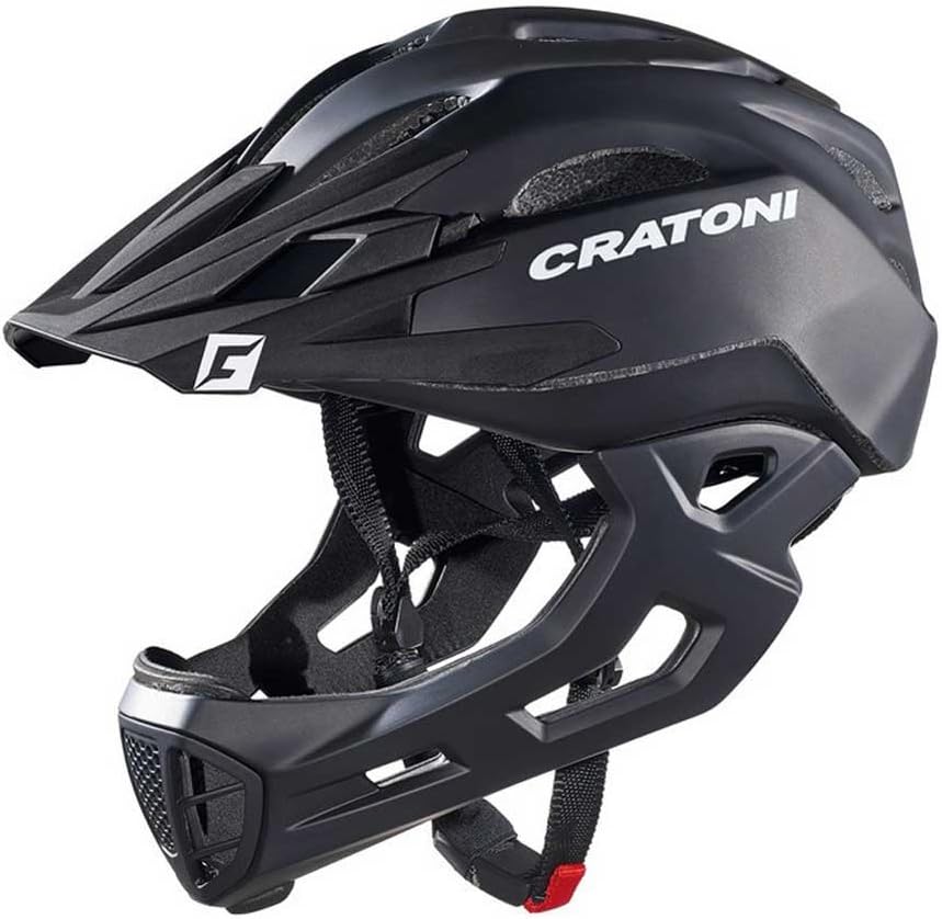 Cratoni Fahrradhelm C-Maniac M-L Black Matt, M-L Black Matt