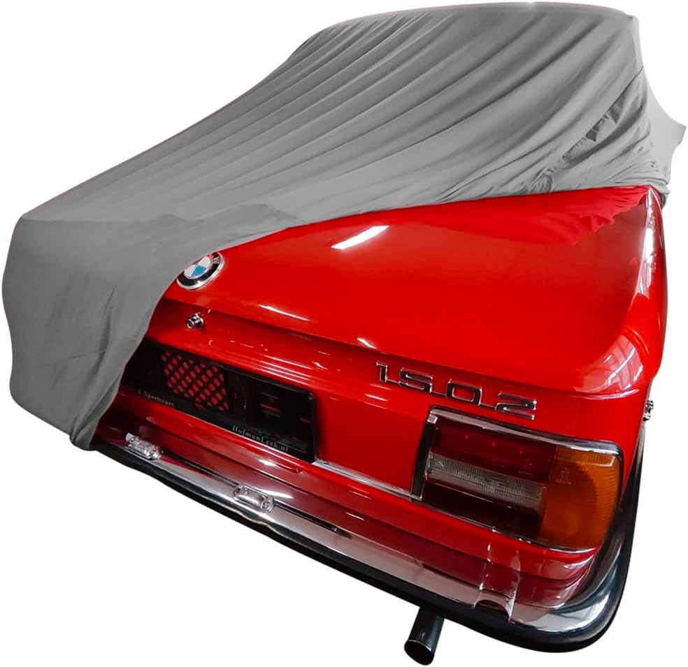 Indoor Autoabdeckung kompatibel mit BMW 1502 SUPER Soft Stretch