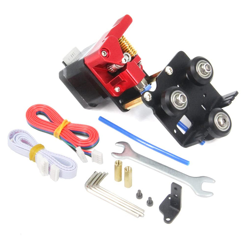 Befenybay Upgrade Direct Dual Gear Extruder Support Kit mit Schrittmotor Easy Print Flexibles Filame