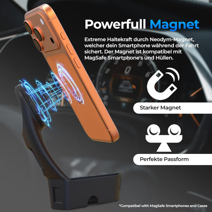 Generisch Magnetische Handyhalterung für Seat Leon & Cupra Formentor (ab 2024, Facelift) – MagSafe-k