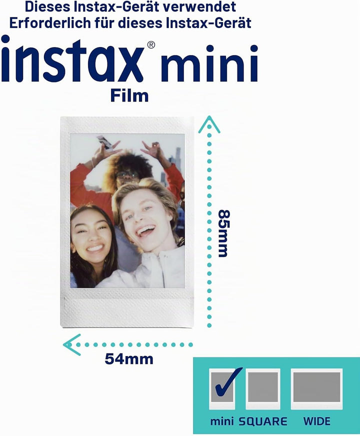 INSTAX Mini 90 NEO Classic, Schwarz Schwarz Kamera