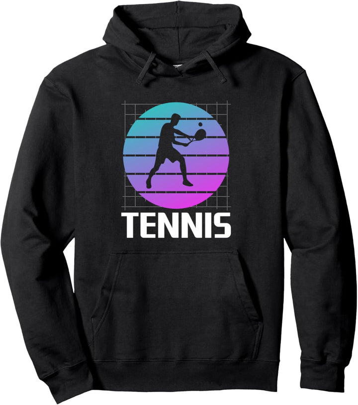 Retro Vintage Classic Tennisspieler Pullover Hoodie