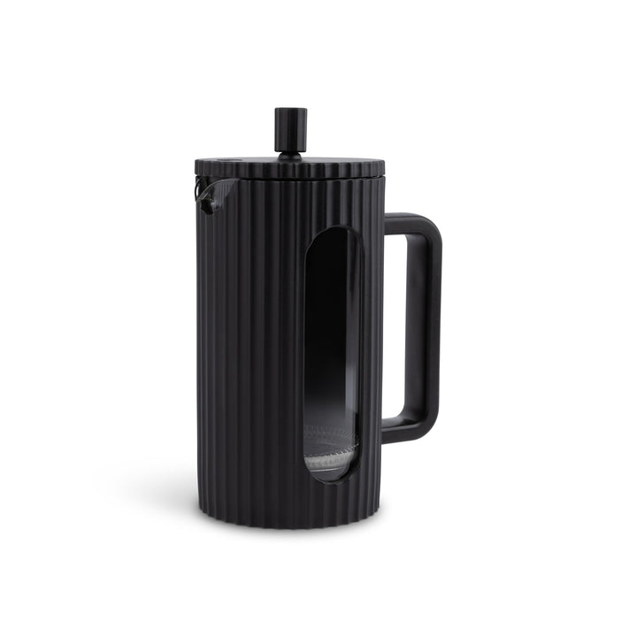 French Press aus Glas – Edelstahlfilter & hitzebeständiges Borosilikatglas – 1000 ml (1L, 1 Liter) –