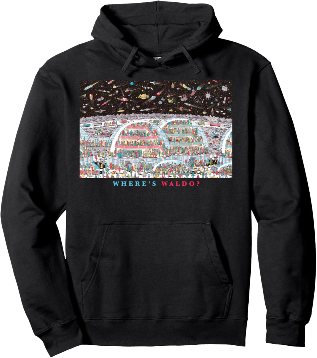 Where's Waldo? Waldo In Space Pullover Hoodie