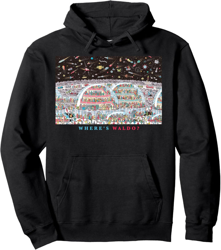 Where's Waldo? Waldo In Space Pullover Hoodie