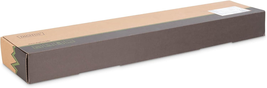 DIGITUS Patchpanel - 19-Zoll - Cat-6A - 24-Port RJ45 - Geschirmt - LSA Patch-Feld - Rack-Montage 1HE