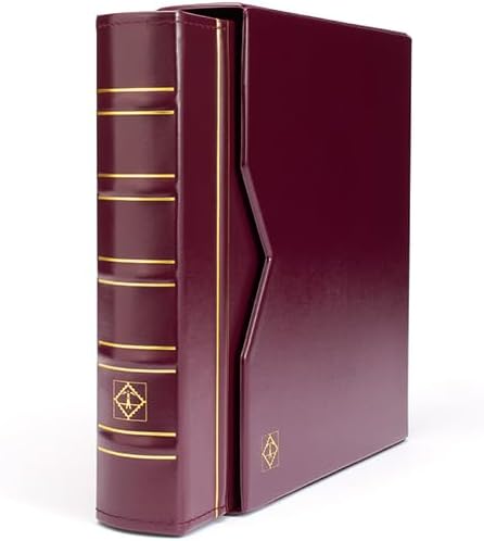Leuchtturm 331276 Münzalbum OPTIMA Classic - 10 Münzhüllen für Ø 42, 27, 20, 34 mm, 2 Deckblätter, S