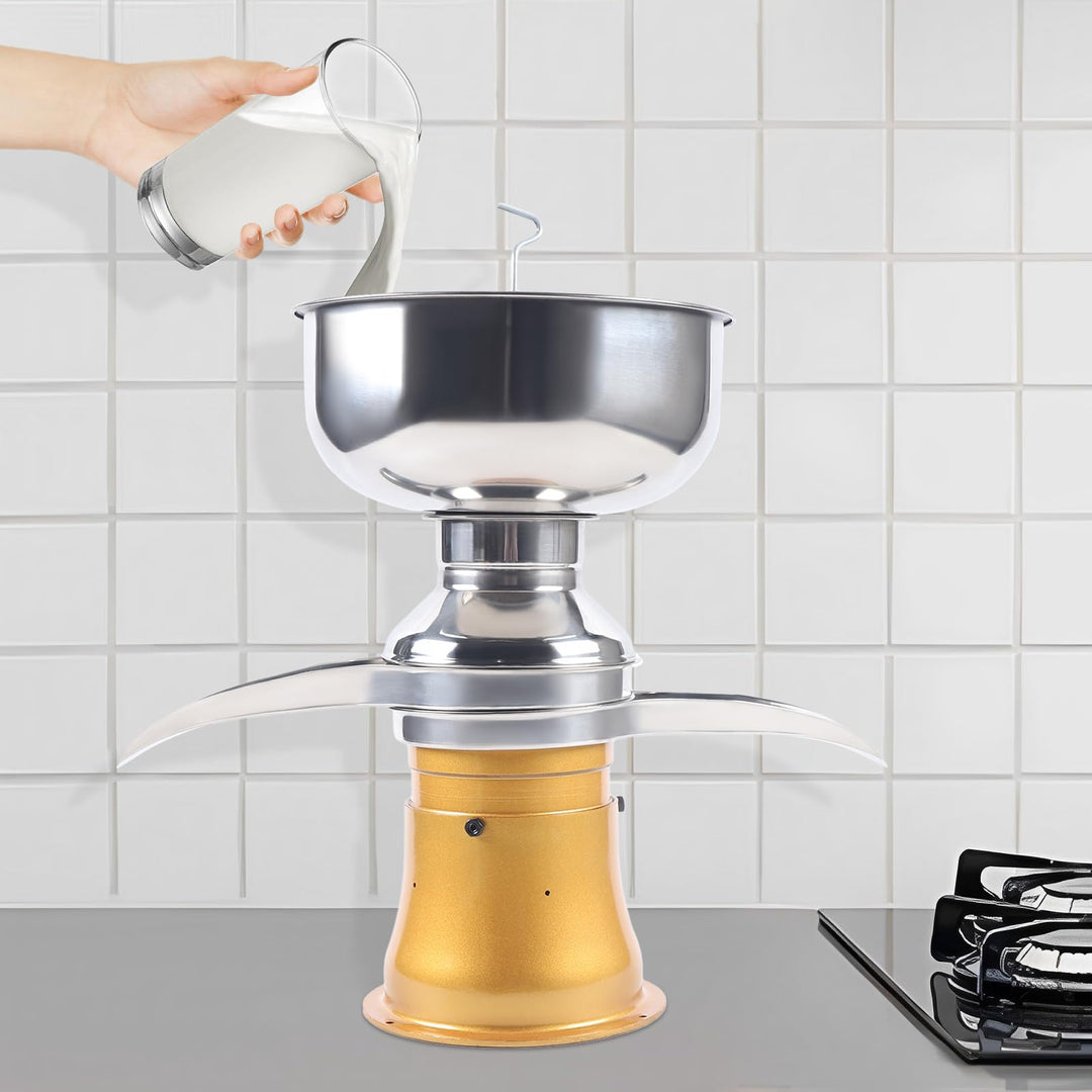 Milch-Sahne-Separator-Maschine, 30W Elektrischer Milch-Sahne-Zentrifugalseparator, Sahne-Magermilchm