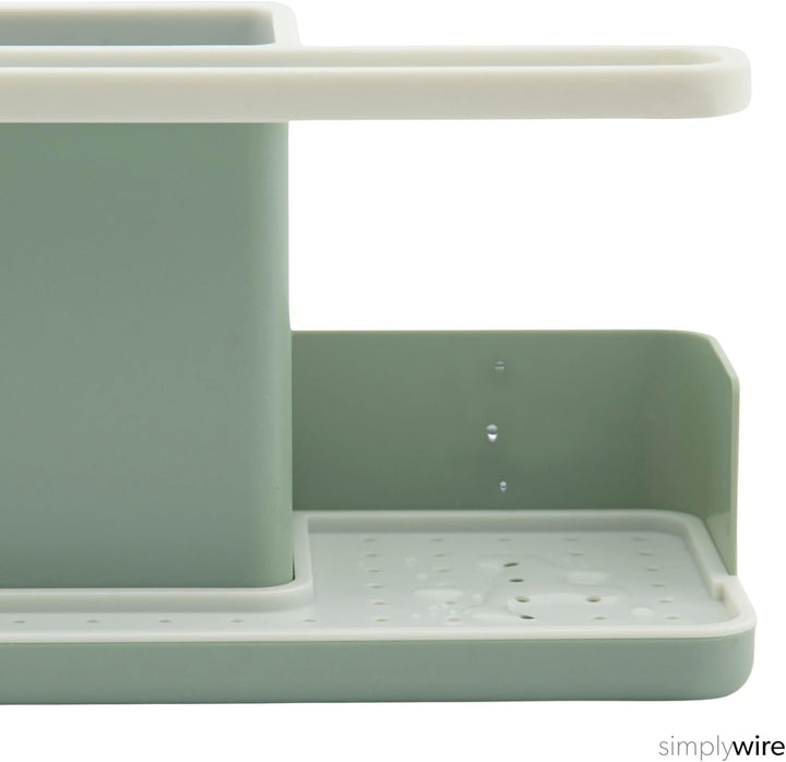 simplywire – Spülbecken-Caddy – Spülbecken-Organizer – Abnehmbare Auffangschale – Rutschfest – Salbe