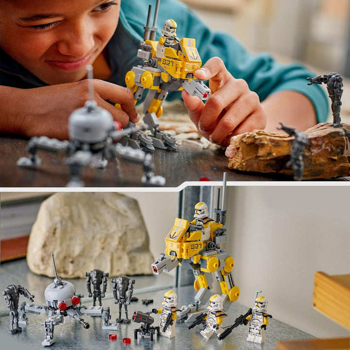 LEGO Star Wars Klonsoldaten des 327. Sternenkorps Battle Pack - Spielzeug für Kinder ab 7 Jahren - M