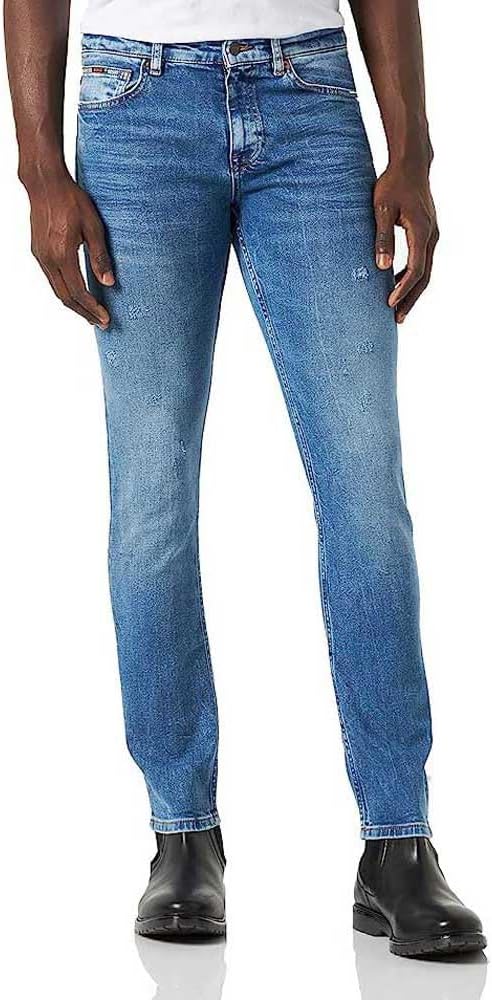 BOSS Herren Delaware Bc-l-c Jeans-Trousers 30W / 34L Navy418, 30W / 34L Navy418