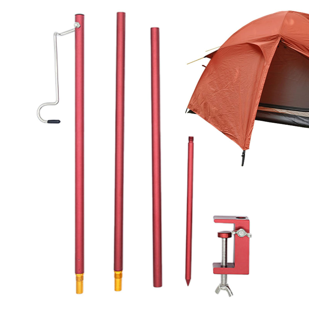 Firulab Camping Laternenständer - Camping-Aufhänger,Zusammenklappbarer Laternenständer aus Aluminium