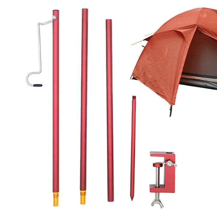 Firulab Camping Laternenständer - Camping-Aufhänger,Zusammenklappbarer Laternenständer aus Aluminium