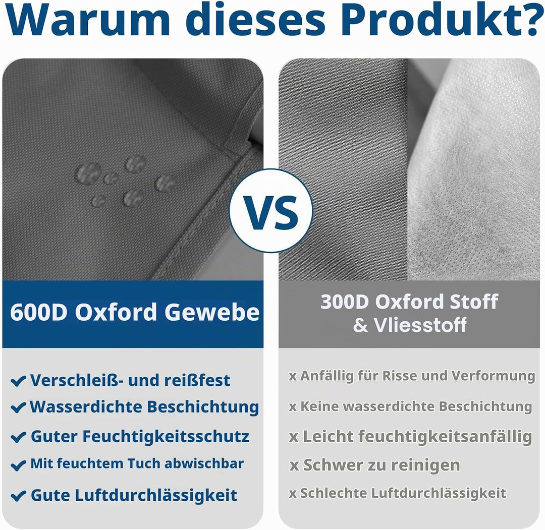 105L Extra Grosse Aufbewahrungstasche, 2 Stück Faltbare Aufbewahrungsbox mit Deckel und Griff, Tragb