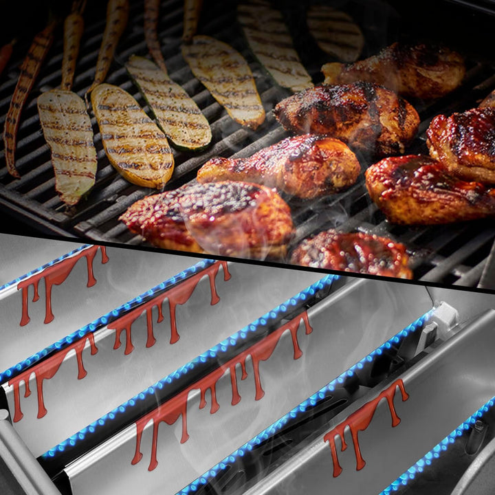 7636 Edelstahl Flavorizer Bars für Weber Spirit I & II E/S-310 320 330 Series, 38,8cm Brennerabdecku