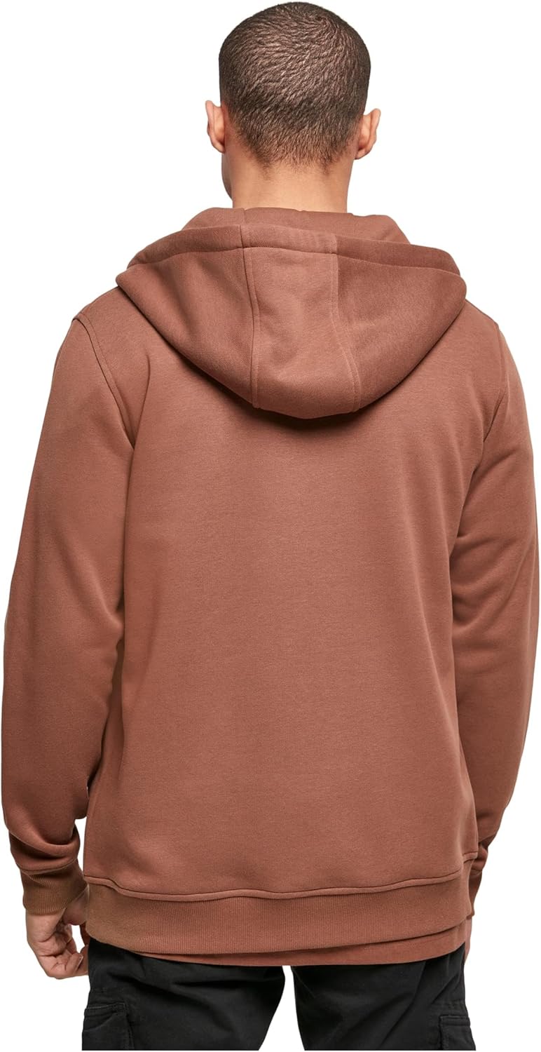 Build your Brand Herren Heavy Zip Hoody, Herren Kapuzenpullover aus Baumwolle und Polyester in viele
