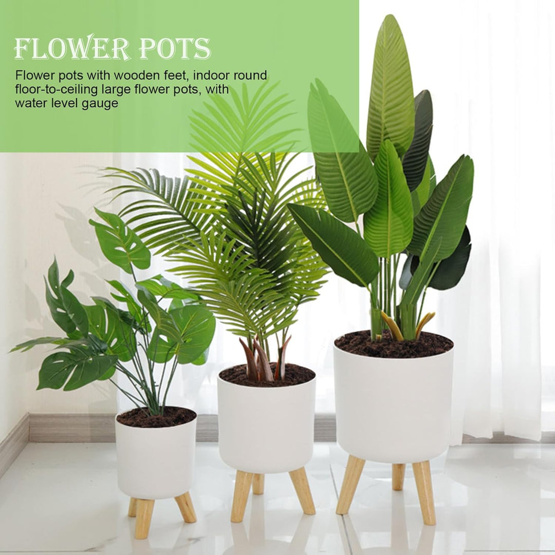 Yardwe Pflanzer Topf mit Stand Selbst Bewässerung Pflanzer für Indoor Pflanzen Blume Topf mit Wasser