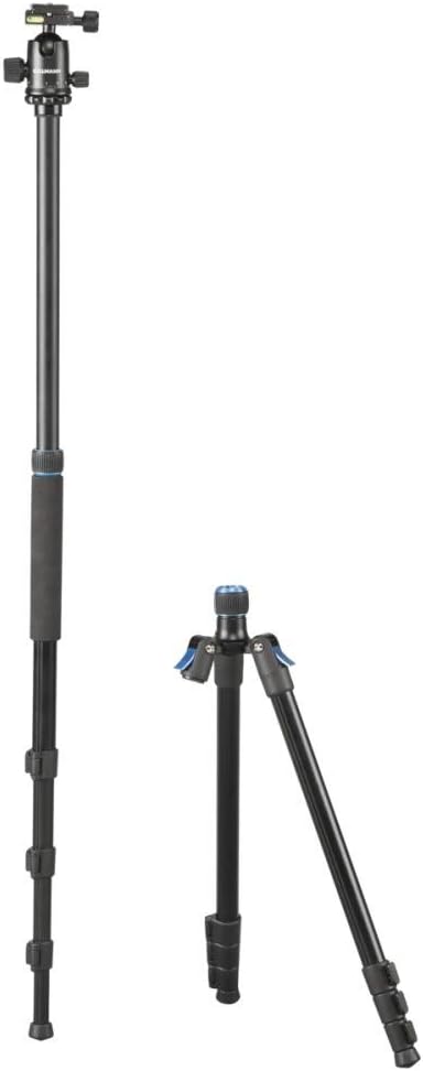 CULLMANN Trépied/Monopode Rondo 480M+ Avec Rotule RB8.5 Kugelkopf 185 cm, Kugelkopf 185 cm
