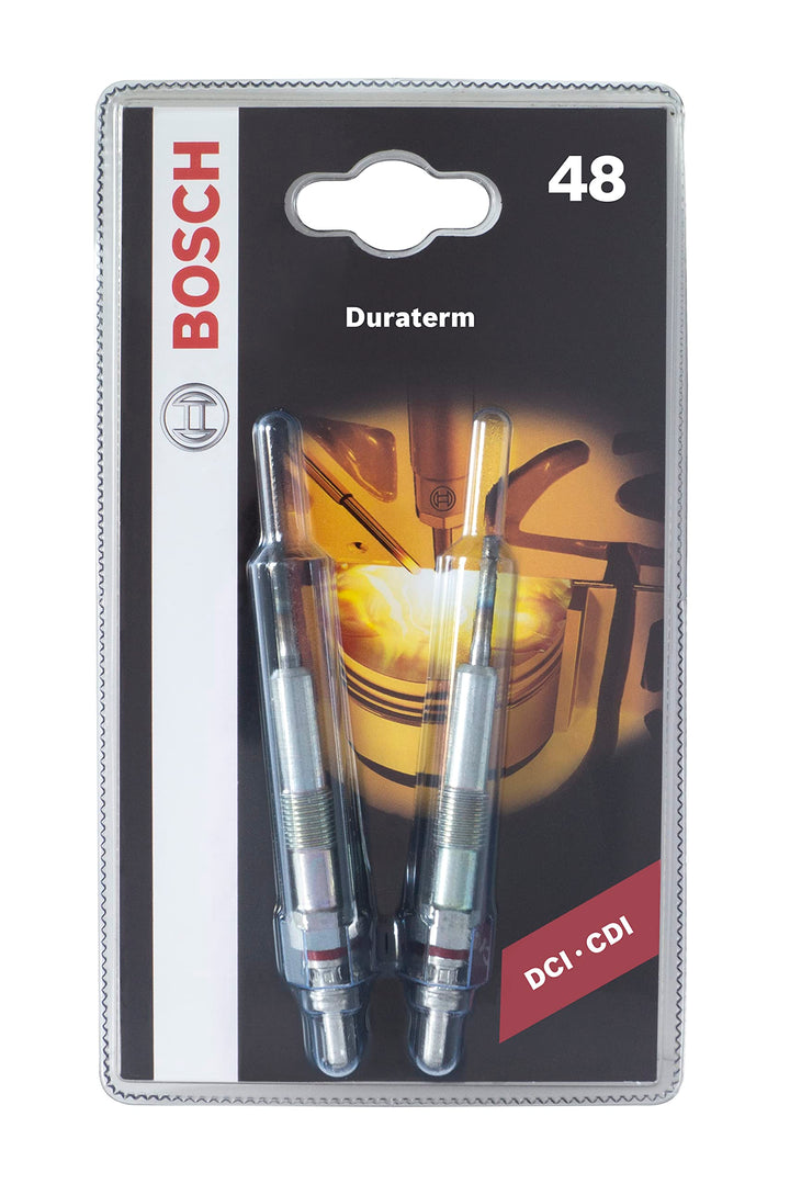 Bosch 48 - Duraterm High Speed - Blister – 2er Set - für dieselbetriebene Fahrzeuge Blister - 2er Se
