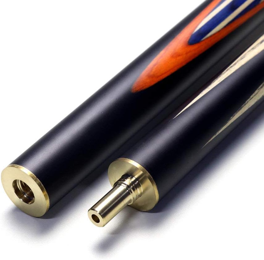 CUESOUL 57 "Handcraft 3/4 Ebenholz Snooker Queue mit Union Jack Flag Design CSSC-GQ-3, CSSC-GQ-3