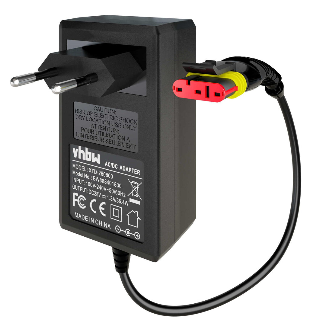 vhbw Netzteil 28V kompatibel mit Husqvarna Automower 105, 310, 315, 315X, 305, 310 Mark II, 315 Mark